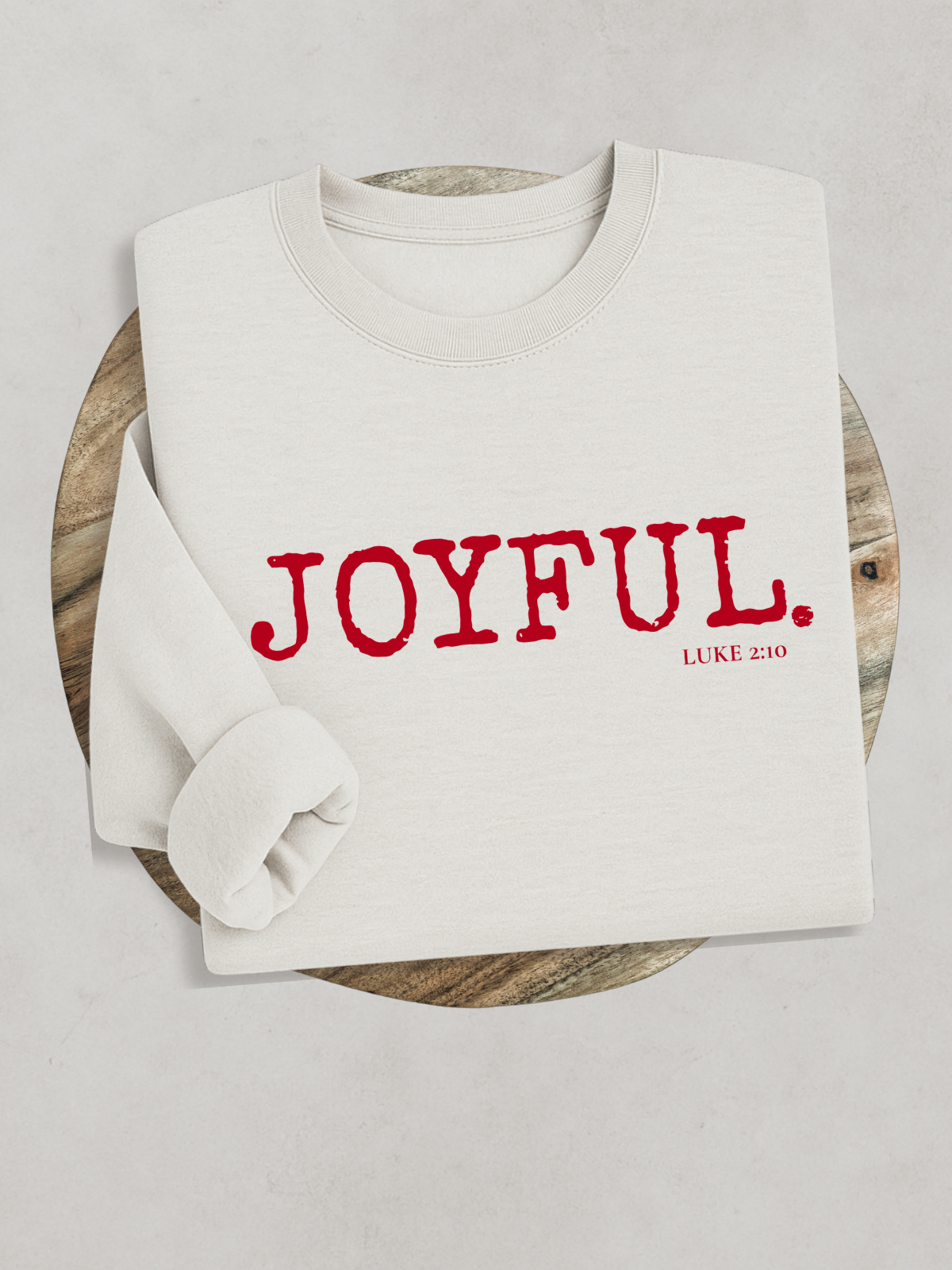 JOYFUL.™ — Scripture-In-Motion QR™ Sweatshirt.