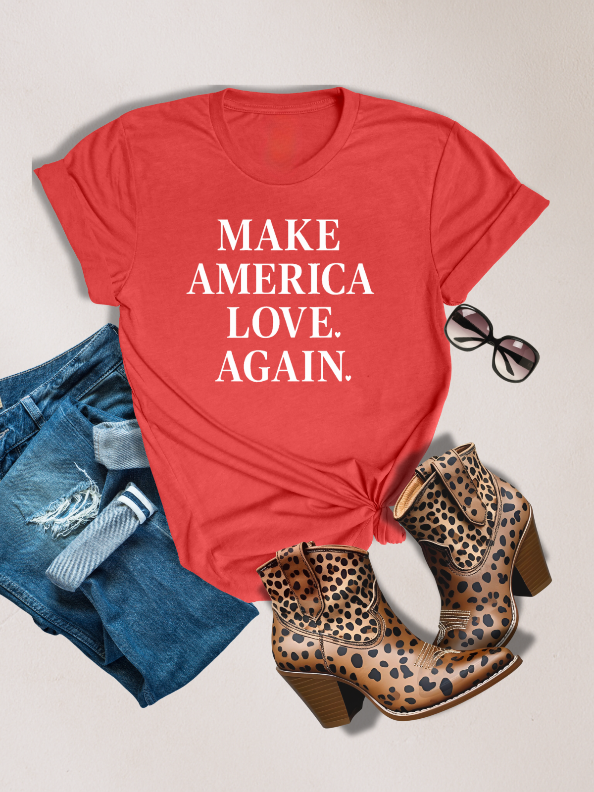 MAKE AMERICA LOVE AGAIN.™ Tee – Because love always wins. ❤️