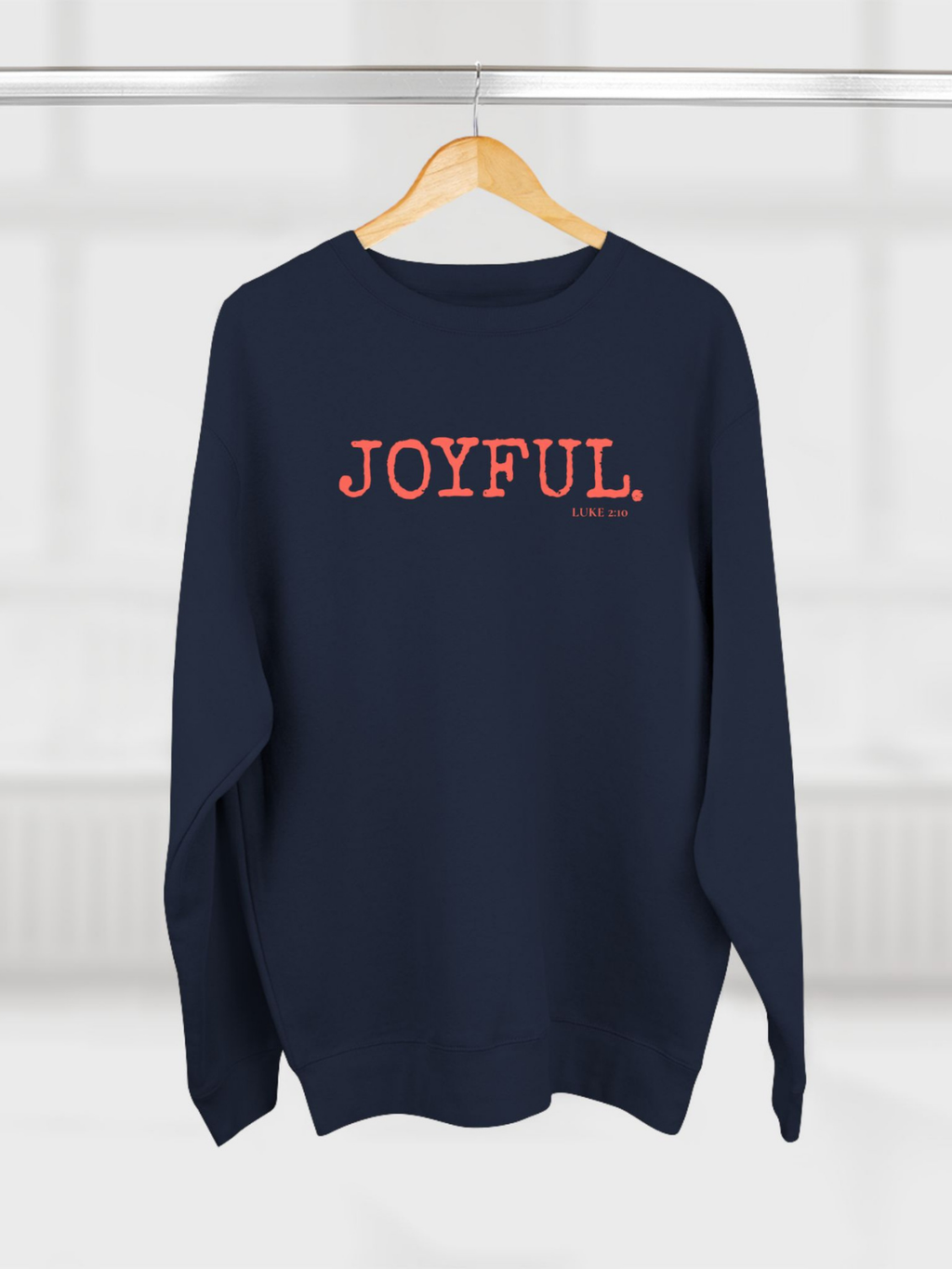 JOYFUL.™ — Scripture-In-Motion QR™ Sweatshirt.
