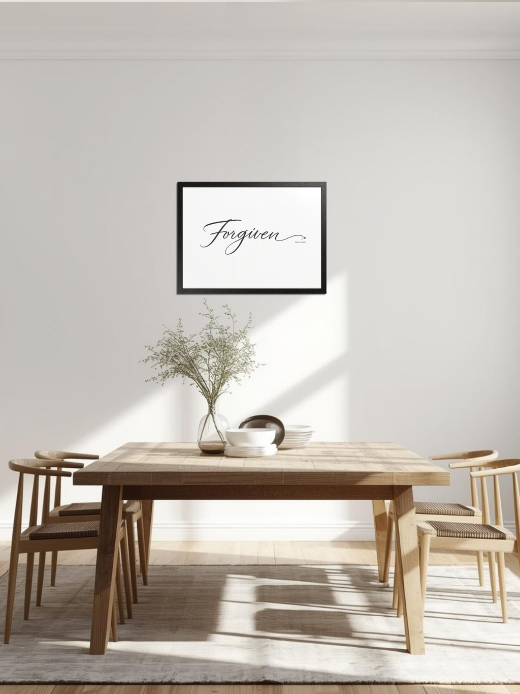 FORGIVEN.™ — Identity™ White Framed Art