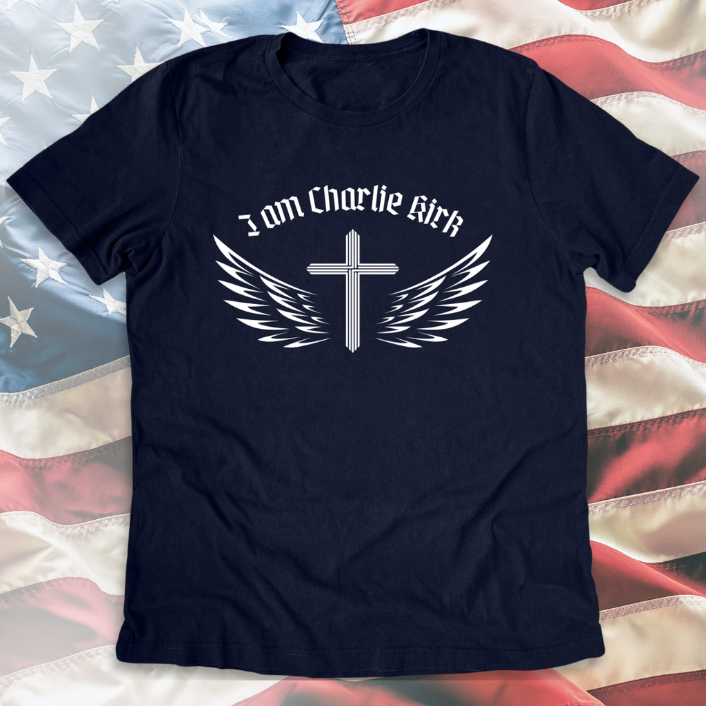 I AM CHARLIE KIRK.™ Tee – We Have Awakened In memory. In defiance. In truth.