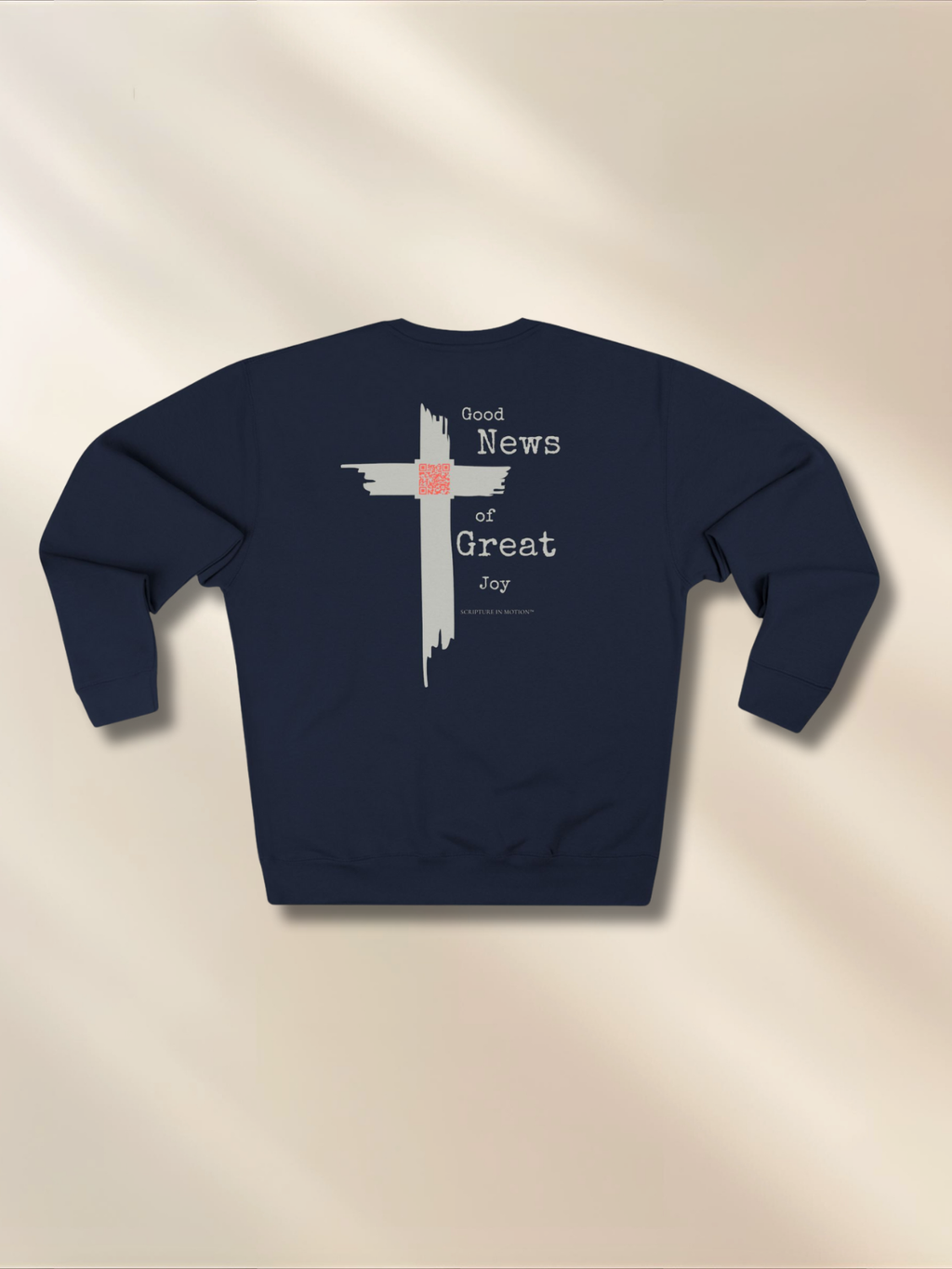 JOYFUL.™ — Scripture-In-Motion QR™ Sweatshirt.