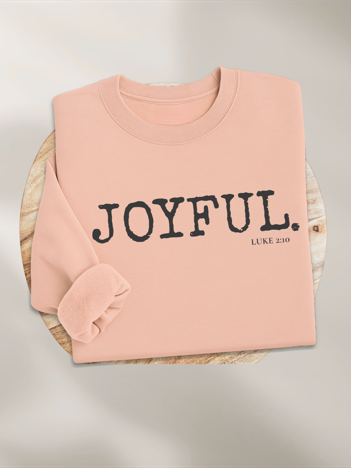 JOYFUL.™ — Scripture-In-Motion QR™ Sweatshirt.